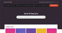 Desktop Screenshot of lyricsoup.com